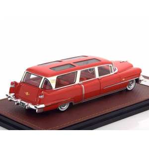 1/43 Cadillac Broadmoor Skyview Wagon 1956 красный