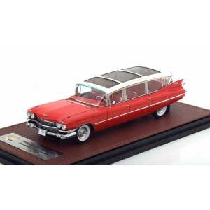 1/43 Cadillac Broadmoor Skyview Stretch-Limousine 1959 красный
