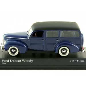 1/43 Ford V8 De Luxe Woody Stationwagen 1940 синий