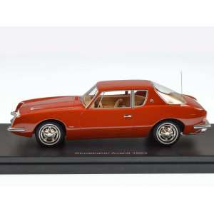 1/43 Studebaker Avanti 1963 красный