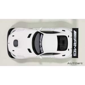 1/18 Mercedes-AMG GT3 2015 plain body version белый матовый