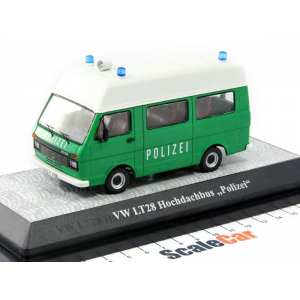1/43 Volkswagen LT28 bus (high roof) Polizei, green
