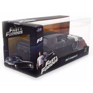1/24 Doms Plymouth GTX черный Fast&Furious Форсаж