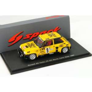 1/43 Renault 5 Turbo 9 5th Monte Carlo Rally 1982 B. Saby - F. Sappey