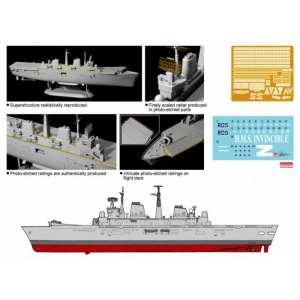 1/700 Корабль H.M.S. INVINCIBLE (FALKLANDS WAR) Premium Edition