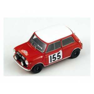 1/43 Mini Morris Cooper, No.155, Monte Carlo Rally 1963 L. Morrison - B. Culcheth