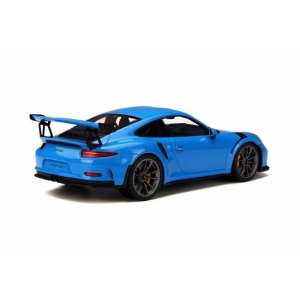1/18 Porsche 911 (991) GT3 RS riviera blue синий