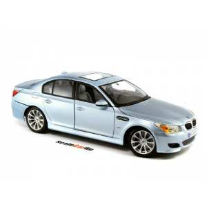 1/18 BMW M5 E60 silver blue