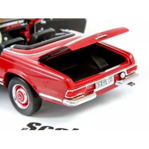 1/18 Mercedes-Benz 280SL Cabriolet (W113) 1969 Red красный