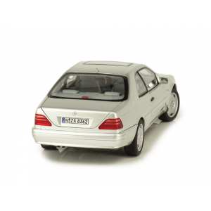 1/18 Mercedes-Benz S600 Coupe C140 (W140) 1998 серебристый