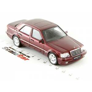 1/43 BRABUS 6.5 (Mercedes-Benz 500E W124) 1989 красный. Тираж 250 шт.