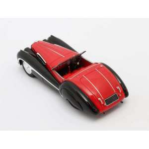 1/43 Jaguar SS100 2,5-Litre Roadster Vanden Plas 1939 черный с красным
