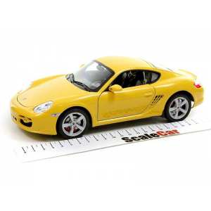 1/18 Porsche Cayman S желтый