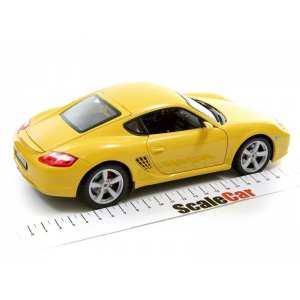 1/18 Porsche Cayman S желтый