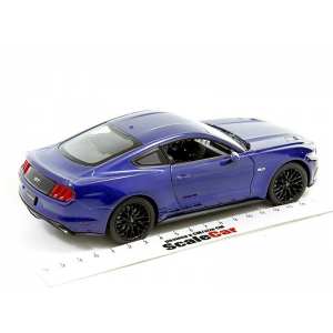 1/24 Ford Mustang GT 2015 синий металлик