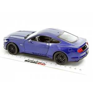 1/24 Ford Mustang GT 2015 синий металлик