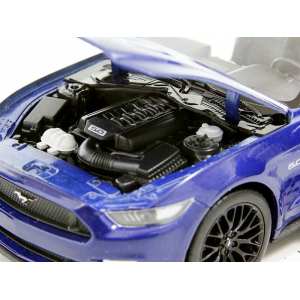 1/24 Ford Mustang GT 2015 синий металлик