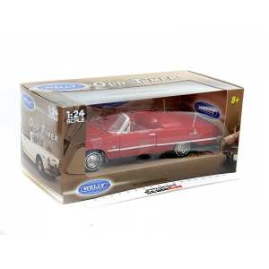 1/24 Chevrolet Impala Convertible 1963 красный