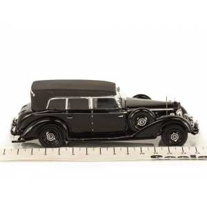 1/43 Mercedes-Benz 770K Cabriolet F 16 декабря 1941 (подарок Маршалу Маннергейму) оригинальный тент, утеплитель на решетке радиа