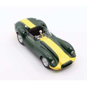 1/43 Lister - Jaguar 1958 зеленый с желтым