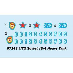 1/72 Тяжелый Танк ИС-4 Soviet JS-4 Heavy Tank