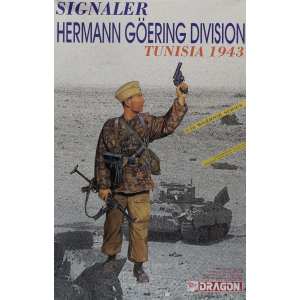 1/16 Игрушка фигуры Signaler Hermann Goеring Division Tunisia 1943