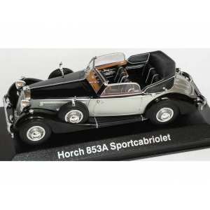 1/43 Horch 853 A Cabrio schwarz/silber