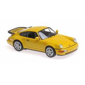 1/43 Porsche 911 turbo (964) 1990 желтый