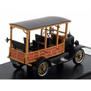 1/43 Ford Model T Depot Heck 1925 черный с деревом Black/Wood