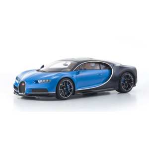 1/12 Bugatti Chiron голубой с синим