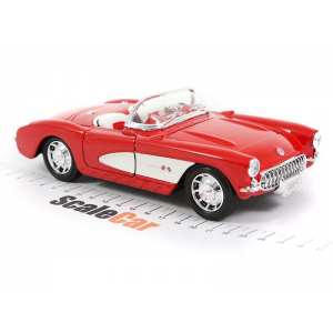 1/24 Chevrolet Corvette 1957 красный