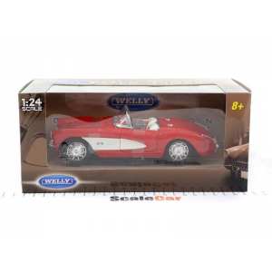 1/24 Chevrolet Corvette 1957 красный