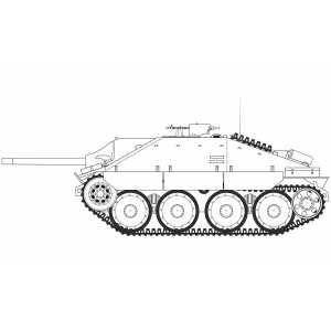 1/35 Танк Jagdpanzer 38(t) Hetzer Late Version