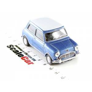 1/43 Mini Cooper голубой с белой крышей