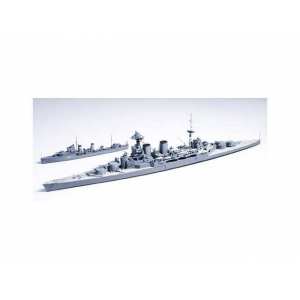 1/700 Тяжелый крейсер HMS Hood и эсминец E Class (охота на Бисмарк)