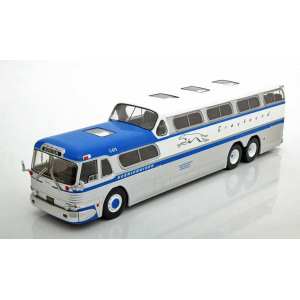 1/43 автобус GM PD-4501 GREYHOUND SCENICRUISER 1956 синий с белым