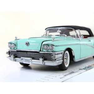 1/18 Buick Limited Convertible 1958 мятно-зеленый с черным тентом