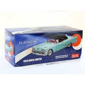 1/18 Buick Limited Convertible 1958 мятно-зеленый с черным тентом