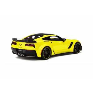 1/18 Chevrolet Corvette Z06-C7.R Edition 2016 желтый с черным