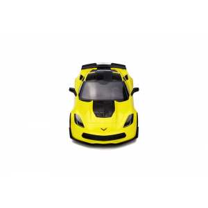 1/18 Chevrolet Corvette Z06-C7.R Edition 2016 желтый с черным