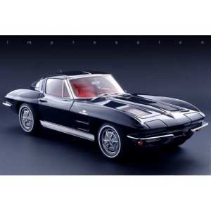 1/18 Chevrolet CORVETTE 1963 COUPE голубой