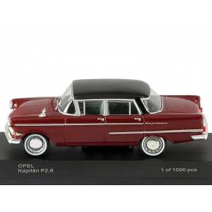 1/43 Opel Kapitän P2.6 1958 Dark Red/Black