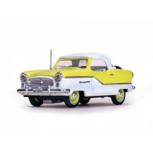 1/43 Nash Metroplitan Coupe 1959 жёлтый с белым