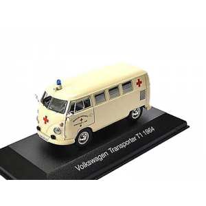 1/43 Volkswagen T1 Transporter Ambulance (немецкий Красный крест) 1964 скорая помощь