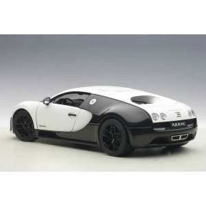 1/18 Bugatti Veyron Super Sport Pur Blanc Edition 2012 белый матовый с черным карбоном