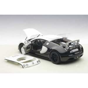 1/18 Bugatti Veyron Super Sport Pur Blanc Edition 2012 белый матовый с черным карбоном