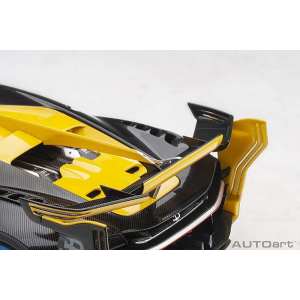 1/18 Bugatti Vision Gran Turismo 2015 желтый с черным карбоном