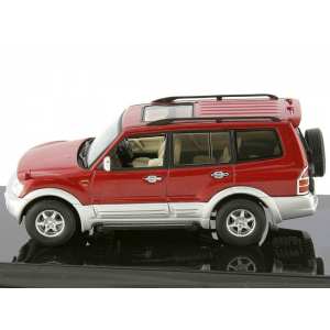 1/43 Mitsubishi Pajero III LWB 5d 1999 красный мет.