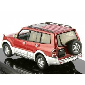 1/43 Mitsubishi Pajero III LWB 5d 1999 красный мет.