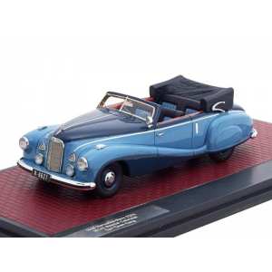 1/43 Mercedes-Benz 320A (W142) Spezial Cabriolet Tan Tjoan Keng 1948 Light Blue/Blue